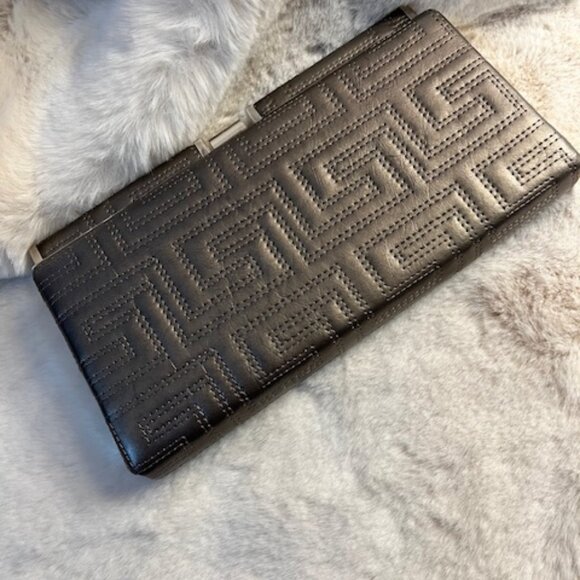 Pewter Clutch - Apt. 9 - Picture 1 of 3